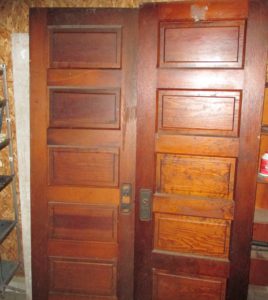 Five Panel Double Doors Reclaimed By Spike